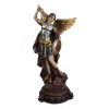 Armageddon War Archangel Saint Michael With Sword Trampling On Satan