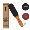 Rattygan Style Pedicure Foot File, Wooden Pedicure Feet Scrubber with