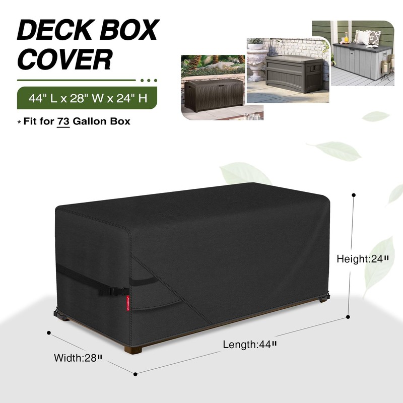 Porch Shield Patio Deck Box Storage Cover - 600D Outdoor
