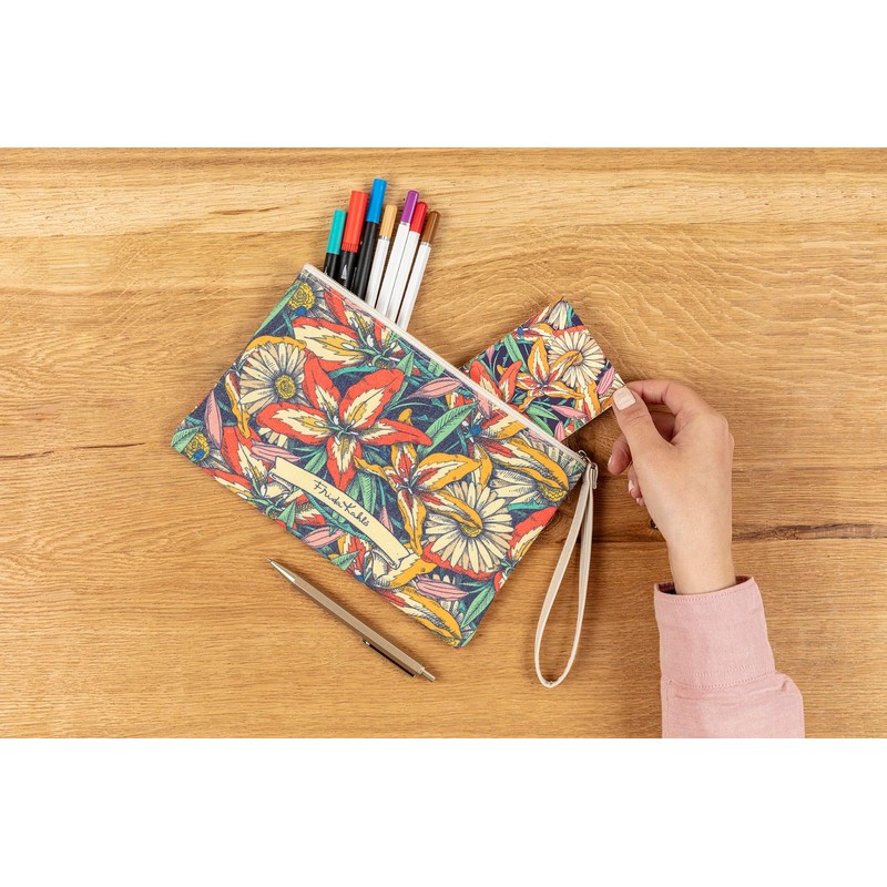 Clairefontaine - 116229C - A Multi-Purpose Cotton Pencil Case with