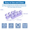 ZaxSota Toe Separators for Bunion Pedicure, Gel Material Toenail Dividers,