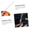 Mipcase 304 Stainless Steel Barbecue Forks 2-Piece Set for Grilling