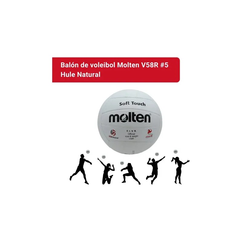 Balón Voleibol Molten V58r Hule Natural