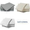 Extra Large Cream Pillowcase Pair 22"x 31" / Extra Large