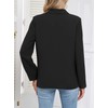 Happy Sailed Womens Blazer Long Sleeve Business Lightweight Open Front