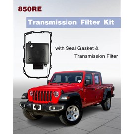 OWNDR 68417054AB 850RE Transmission Oil Pan Filter with Gasket Fit for Jeep Wrangler JL 2018-2023 Gladiator 2020-2023