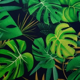 Rose and Hubble Floral Printed Fabric - 45 Inch Wide 100% Cotton Poplin for Dressmaking, Quilting, and Crafting - Soft, Cotton Fabric for Sewing, Apparel, Home Décor, Bag Making (CP0908NV, 1 Metre)