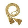 Christian Brands Weighted Pew Rope (Gold, 12 Ft) (Pack of