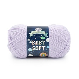 Lion Brand Yarn Baby Soft Yarn, 1 Pack, Dusty Lilac