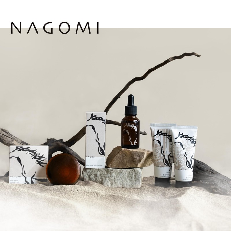 NAGOMI Horse Placenta Extract Formulated Horse Oil Cream, 1.6 oz