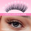 EMEDA Natural Brown Lash Clusters - Brown Lashes Natural Lash