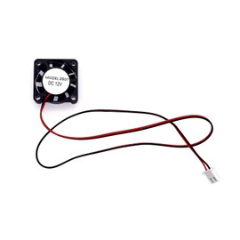 JZK 25x25x7 mm DC 12V Mini-Kühllüfter 25mm mit 2-poligem Anschluss, 10000 U/min, 0.04 A, Hydrauliklager, 2507 kleiner bürstenloser Gleichstromlüfter 2.5cm für Entwicklungsplatine, Grafikkarte