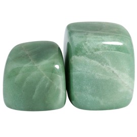 mookaitedecor 460 g Green Aventurine Tumbled Stones for Home Decoration, Irregular Polished Chakra Healing Gemstones Set for Crystal Healing, Reiki, Wicca, Meditation, Garden Decoration