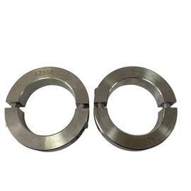AZSSMUK Bore 2'' Double Split Shaft Collar Stainless Steel Lock Collar Clamp Set Screw 2PCS (2'', 2)
