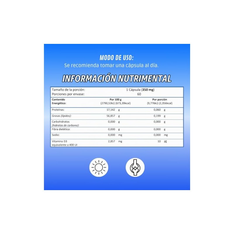 BDM LAB Vitamina D3 Paquete de 3 Frascos 60 cápsulas