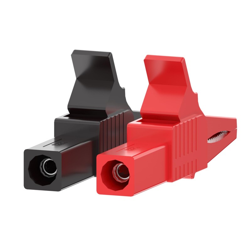 Goupchn 2PCS Heavy Duty Alligator Clips Full Insulated Safe Crocodile