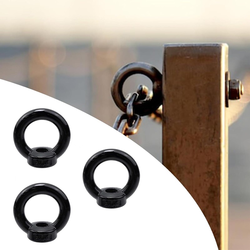 MejaRizon Pack of 5 Ring Nuts M10, 304 Stainless Steel