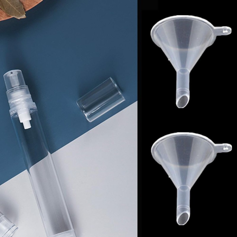 Clear Airless Lotion Pump Bottles,Refillable Design,CuiCanfla Set of 15, 2