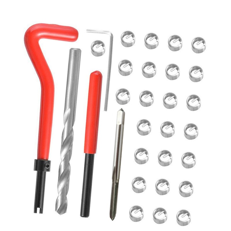 30Pcs Metric Thread Repair Insert Kit M3 M4 M7 M9