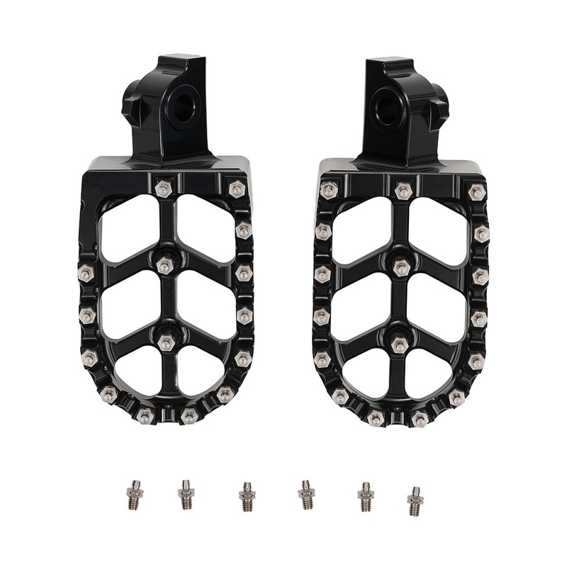 CHANGCHENG Electric Dirt Bike Foot Pegs for Ebike STRIKE SHADOW-Black