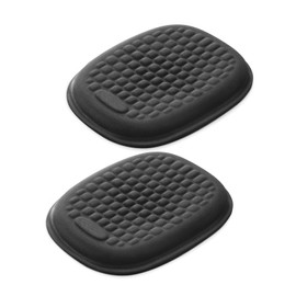 VAYDEER Vaydeer Wrist Rest Pad - Ergonomischer Ellbogenschützer mit Gel-Armlehne für Schreibtisch, Armlehnenstütze aus Memory Foam Schaumstoff für Büro, Gaming, Computer, Laptop, Mac – Schwarz, 1 Paar