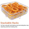 3 Layer Fryer Grilling Rack Stainless Steel Fryer Stakable Racks