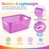 Bafeil 6 Pack Plastic Classroom Storage Baskets, Organizer Bins with