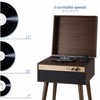 Crosley CR6236A-WA Jasper 3-Speed Bluetooth in/Out Vinyl Record Player Turntable