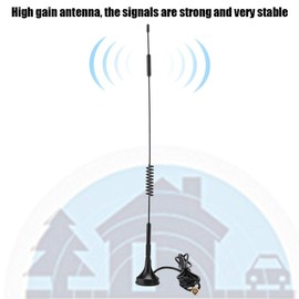 Portable High Gain Antenna, Male SMA Wireless Module Antenna, 10 dBi 433MHz, with Strong and Stable Magnetic Base, Durable, Capable of Adsorbing on Various Devices.
