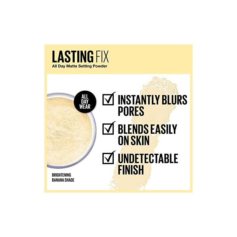 Maybelline Banana Powder Loose Setting Face Powder, sombra 10, 0.21