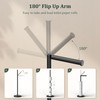 Evolvegoods Matte Black Toilet Paper Holder Stand, Free Standing Toilet