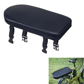 HAPPY SUGAR Bicycle Bed Cushion Back Seat Soft Cushion Carrier Rear Seat PU Leather Waterproof Aftermarket