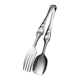 CIYODO Convenient Stainless Steel Grill Tongs Ergonomic Cooking Accessory for BBQ Outdoor Events and Parties Heat Resistant Secure Grip for Serving and Cooking