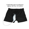 Wearable Men Urinal Bag Elastic Waistband Reusable Portable Male Shorts