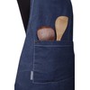AMOUR INFINI Cotton Solid Aprons for Women with Pockets Adjustable