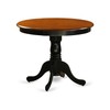 HomeStock Artistic Accomplishment Antique Round Dining Table, Made of Sturdy