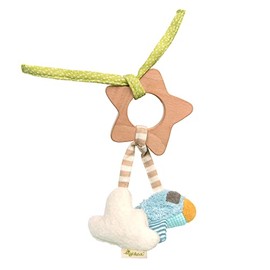 SIGIKID 39359 Pendant Star Green Girls and Boys Baby Toy Recommended from Birth Multi-Coloured