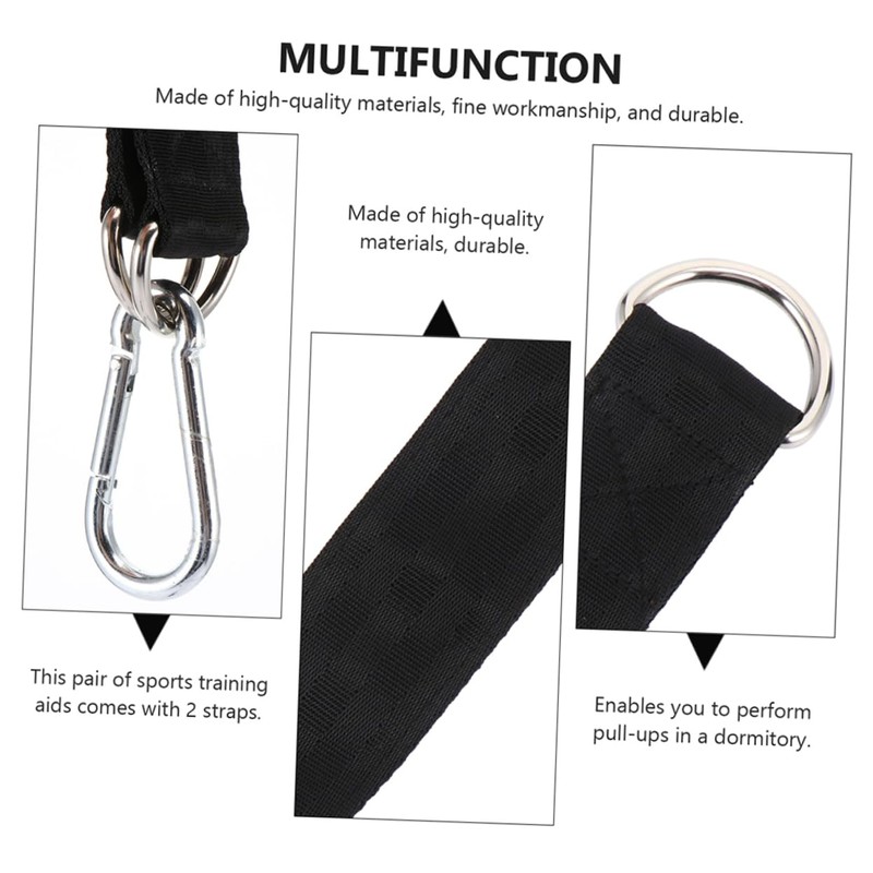 Kisangel 4pcs Pull-up Assist Straps for Arm and Wrist Strength