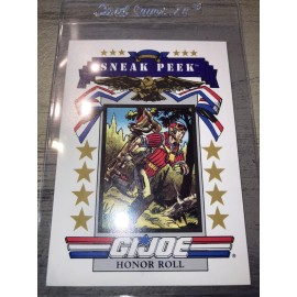 Vintage 1991 GI Joe Cobra Hasbro Impel Trading Card #195 Sneak Peek