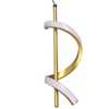 Spiral LED Pendant Light Gold Color High Brightness Eyes Protection