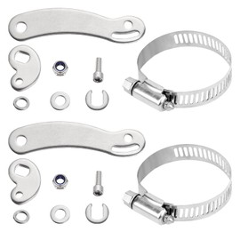 2 Sets Universal Torque Arm Conversion Kits for Electric Bicycle, E-Bike Accessories for Front or Rear Wheel Electric Bicycle Hub Motor Kit and Mid Drive, Electric Bicycle Maintenance Tool
