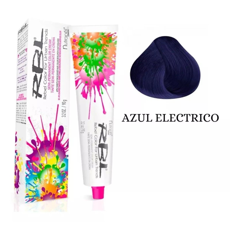 Hidracolor Rbl Tinte Profesional Semipermanente Fantasía Gama Azul 90g