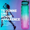 Nasafes French Motivation Water Bottle with French Time Marker, Water