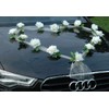 Organza Heart Car Decoration Wedding Car Decoration, Rose Decoration, Bride
