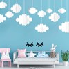 CENPEK 3D Cloud Decor Set, Hanging Clouds for Ceiling, Artificial