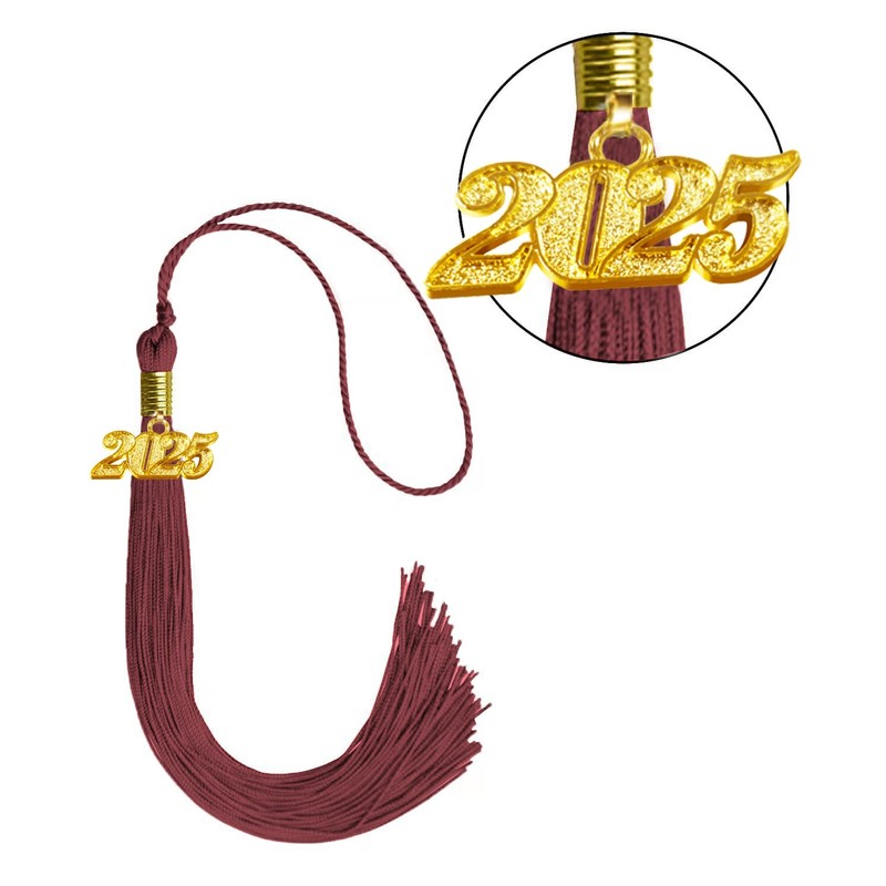 gradois Unisex Adult Matte Graduation Cap with 2025 Tassel Year
