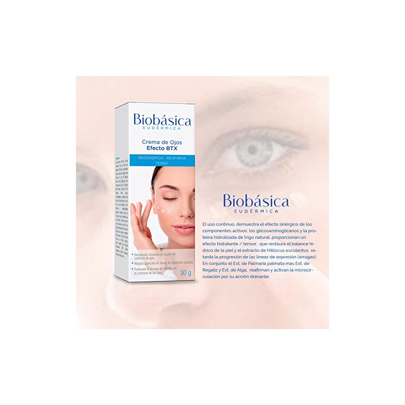 Crema de ojos con efecto BTX Uso día y noche