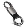 Leather Car Keyring (with 2 Extra Rings) for Men and