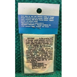 Voyager Vintage/New : STATE of MARYLAND "Voyager" SOUVENIR PATCH @ Cooked Red BLUE CRAB