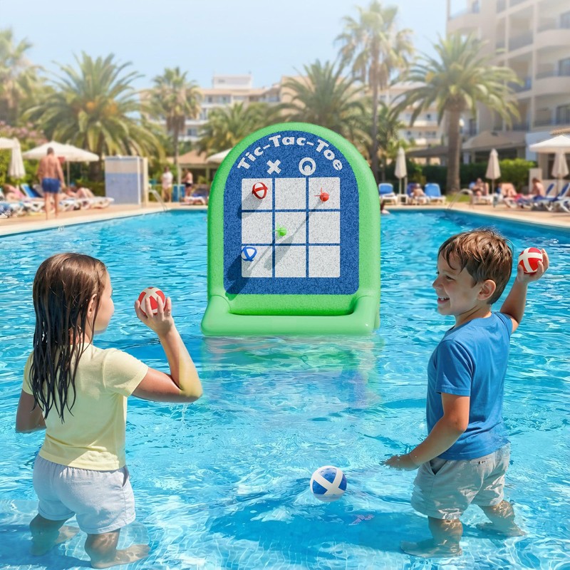 Funscape Kids Inflatable Dartboard Pool Toy, Fun Swimming Pool Toss